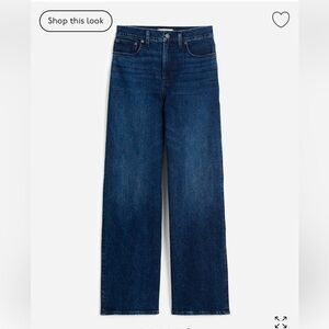 Madewell Perfect Vintage Wide Leg Jeans 26P